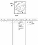 Blower Housing Diagram and Parts List for 115432-0029-01  Briggs and Stratton Engine